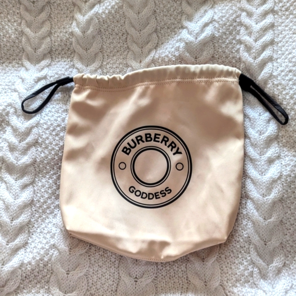 Burberry Goddess Drawstring Pouch Luxury Makeup Bag